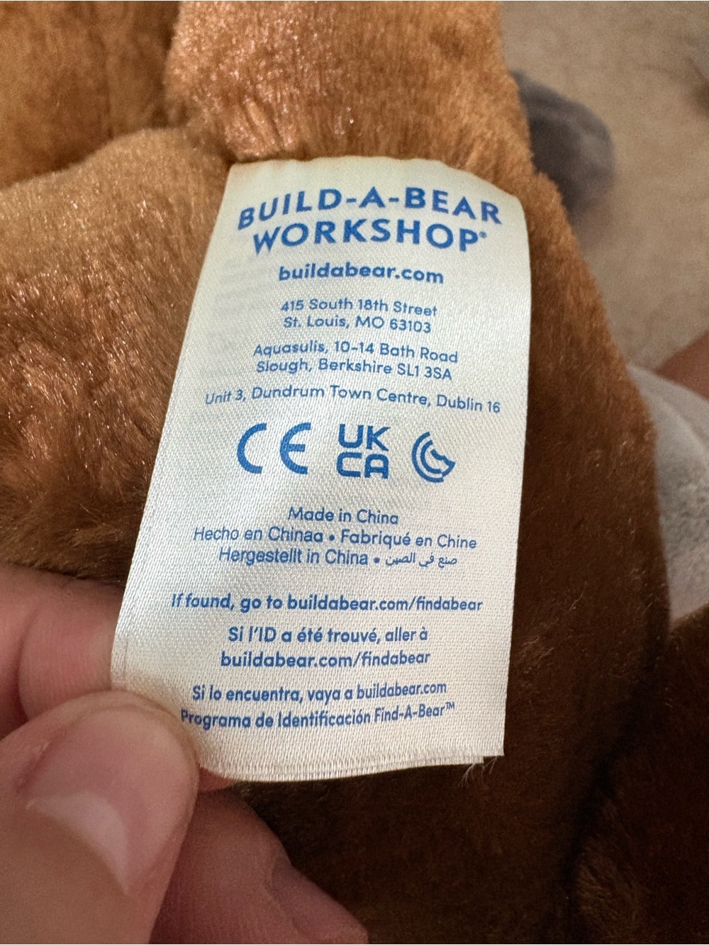 Great Wolf Lodge Build a Bear Plushies set of 2 Wiley Wolf and Oliver Raccoon - Picture 8 of 9